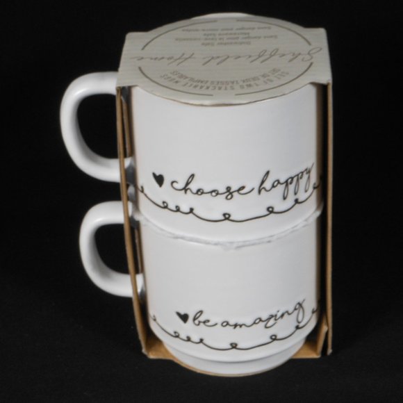2 new stackable coffee mugs. Sheffield Home message mugs - Picture 2 of 4